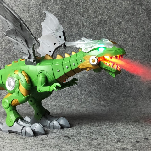 Large Spray Robot Walking Dragon Jurassic Dinosaur Toys