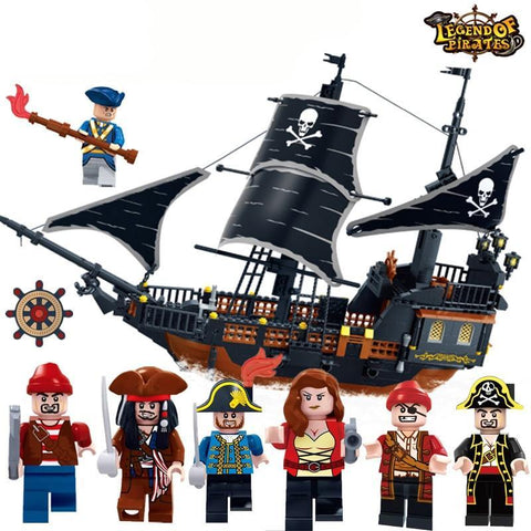Pirate Ship Black Pearl Model Building Blocks