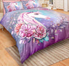 Image of Microfiber Purple Unicorn Bedding Set