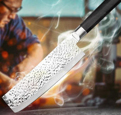 7Inch Santoku Cleaver Utility Stainless Steel Chef Kitchen Knife