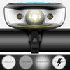 Image of Speaker Waterproof Rechargeable Bicycle Lights Bike Headlight