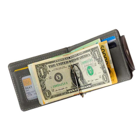Money Clip Skinny Slim Minimalist Wallet