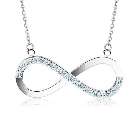Infinity CZ Grandma Jewelry Necklace