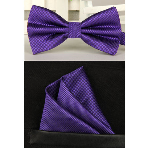 Vintage Silk Handkerchief Bow Tie