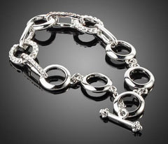 Round Crystal Grandma Jewelry Bracelet
