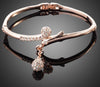 Image of Round Pendant Crystal Grandma Jewelry Bracelet