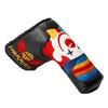 Image of Clever Clown Black Putter Golf Head Covers