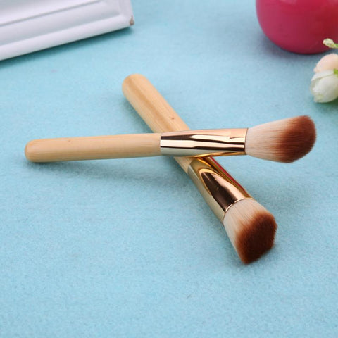 8Pcs Bamboo Handle Makeup Brushes Sets