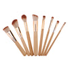 Image of 8Pcs Bamboo Handle Makeup Brushes Sets