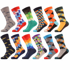 12 Pairs Funky Happy Cool Funny Socks