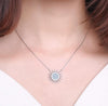 Image of Charm Sun Blue Grandma Jewelry Necklace