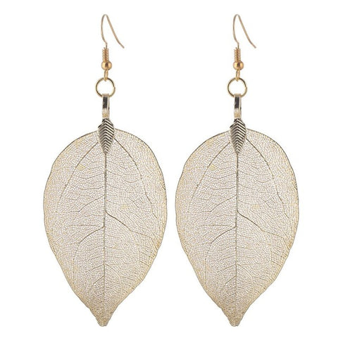 Natural Leaf Bohemian Jewelry Boho Earrings