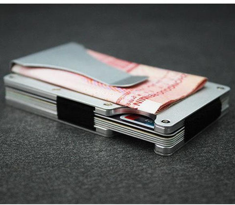 RFID Carbon Fiber Card Holder Slim Minimalist Wallet