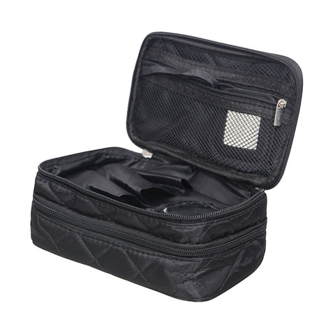 Double Layer Cosmetic Travel Makeup Bag