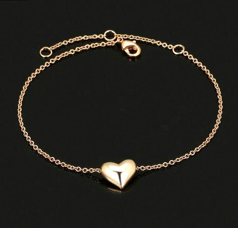 Heart Rose Gold Sister Jewelry Bracelets