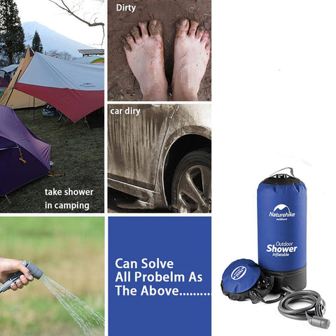 Pressure Surf Inflatable Portable Camping Shower