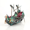 Image of Pirate Boat Ship Ornaments Aquarium Fish Tank Decorations