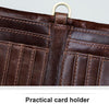 Image of RFID Genuine Leather Double Mens Zipper Wallet