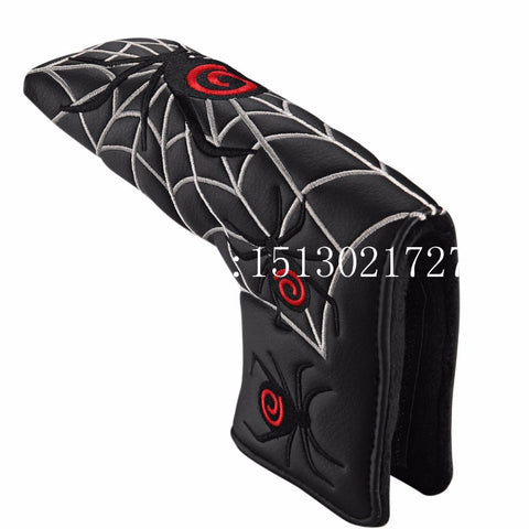 Spider Red Black Putter Golf Head Covers
