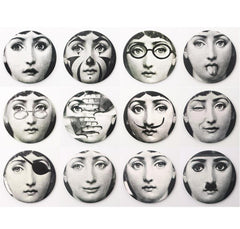 12Pcs Cool Italian Women Decorative Fridge Refrigerator Magnets