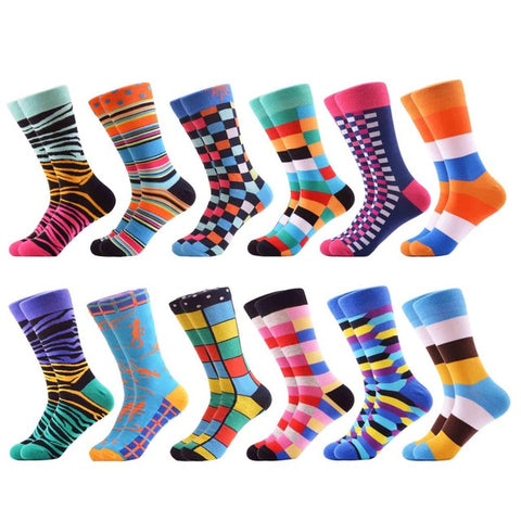 12 pairs Cool Happy Funny Women Socks