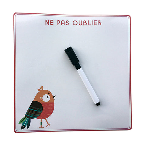 Cute Bird Erase Message Board Fridge Refrigerator Magnets