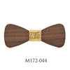 Image of Style Business Banquet Wooden Bow Tie