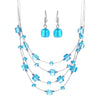 Image of Layer Beads Earring Jewelry Coral Necklace