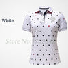 Image of Short Sleeve Breathable Clothes Women Golf Shirts