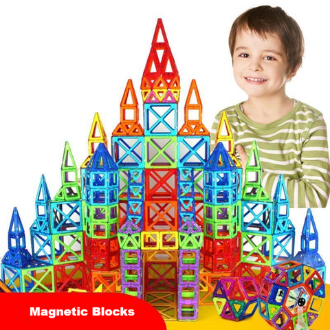 184-252 pcs Magnet Tiles Magnetic Blocks