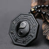 Image of Yin Yang Black Obsidian Necklace