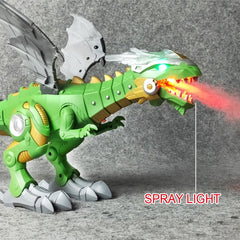 Large Spray Robot Walking Dragon Jurassic Dinosaur Toys