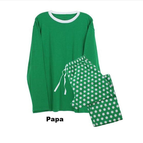 Cute Dot PJS Matching Family Christmas Pajamas
