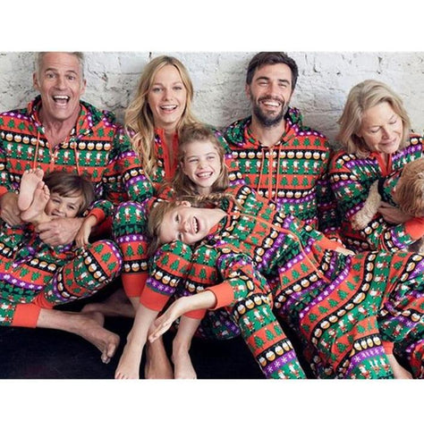 Santa PJS Matching Family Christmas Pajamas