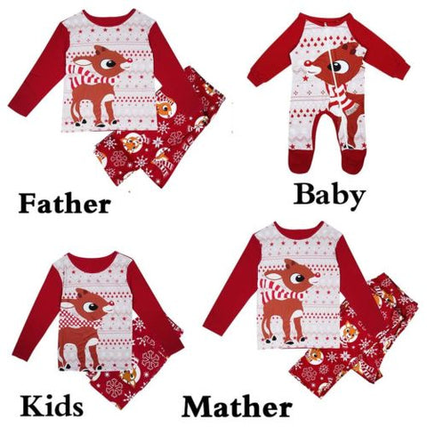 Deer PJS Matching Family Christmas Pajamas