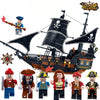 Image of Pirate Ship Black Pearl Model Building Blocks