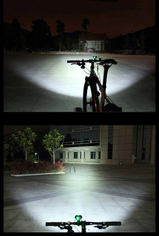 2400 Lumen Twin Lamp USB 5V Bicycle Lights Bike Headlight