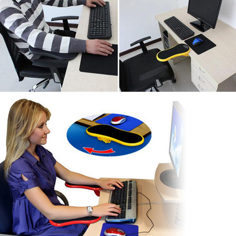 Computer Desk Extender Mouse Pad Ergonomic Arm Wrist Support Rest