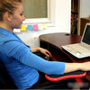 Image of Computer Desk Extender Mouse Pad Ergonomic Arm Wrist Support Rest