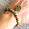 Image of Tibetan Natural Stone Yoga Stretch Chakra Bracelet