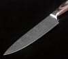Image of Santoku Damascus Style Sharp Set Chef Kitchen Knife