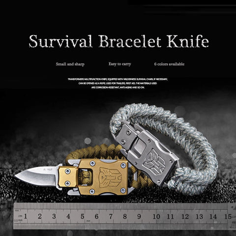Bracelet Camping Hunting Tactical Pocket Knife