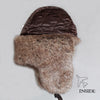Image of Wool Blend Fur Russian Bomber Hat