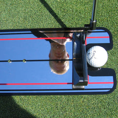 Portable Putting Putter Swing Mirror Alignment Golf Training Aids