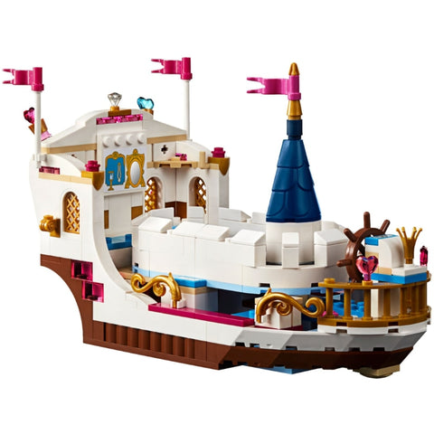 Princess Mermaid Boat Model Building Blocks