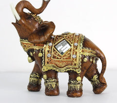 Resin Statue Figurines Elephant Decor