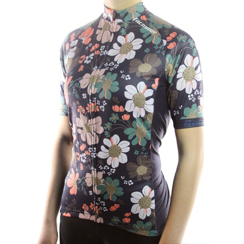 Breathable MTB Short Sleeve Clothing NS-07 Women Cycling Jersey