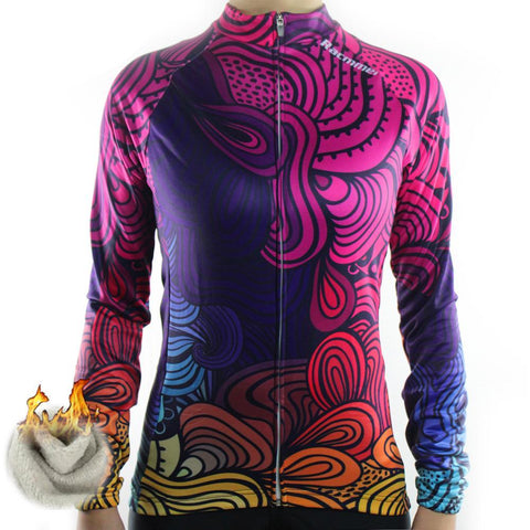 Thermal Winter Long Sleeve Clothing NZ-02 Women Cycling Jersey
