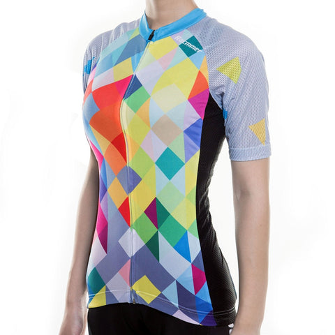 Breathable MTB Short Sleeve Clothing NS-11 Women Cycling Jersey