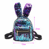 Image of Sequin Bunny Rabbit Small Mini Backpack